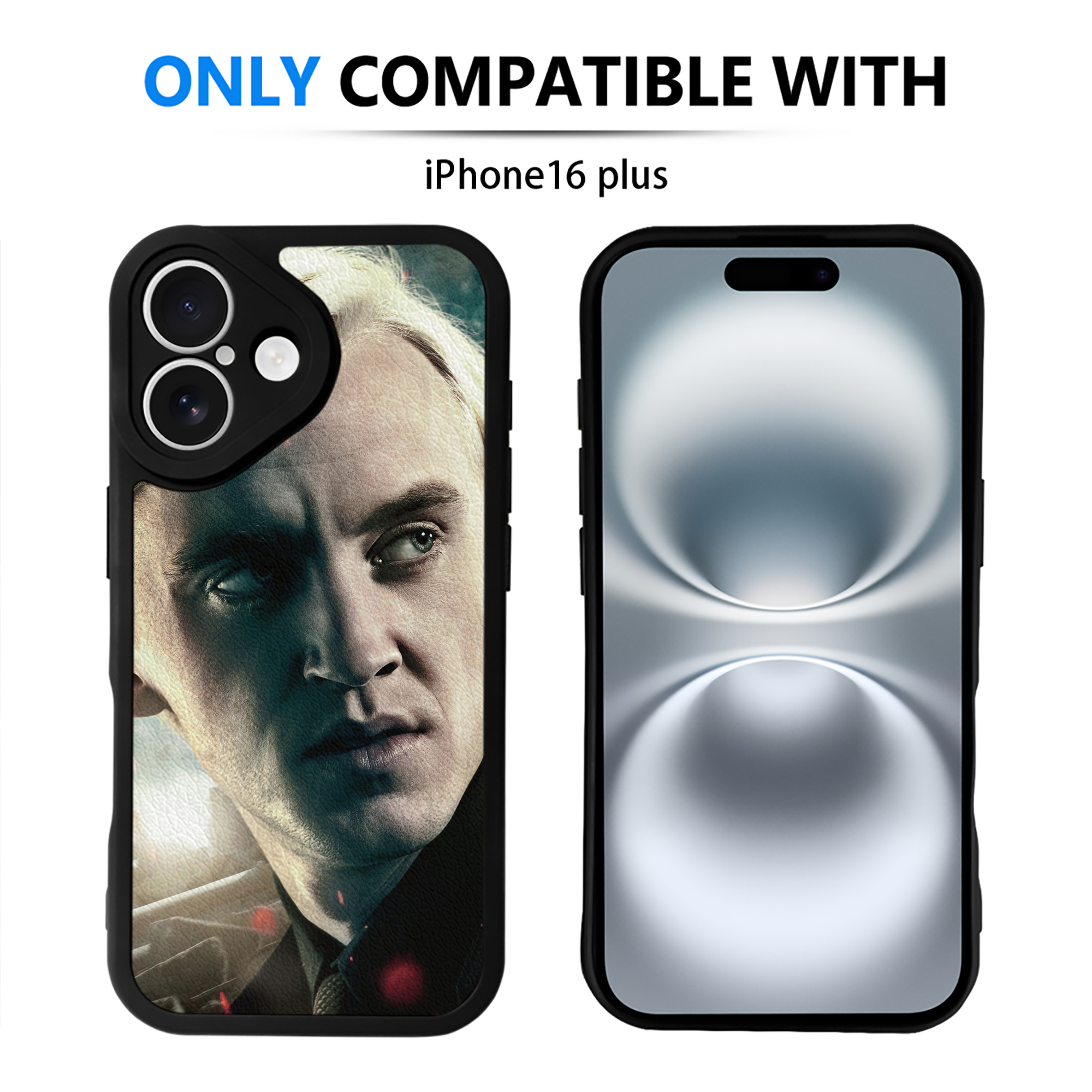 （画像用） Harry Potter ハリー・ポッターシリーズ 【iPhone 16シリーズ対応】シリコンスマホケース（レザー調） 材質：シリコン